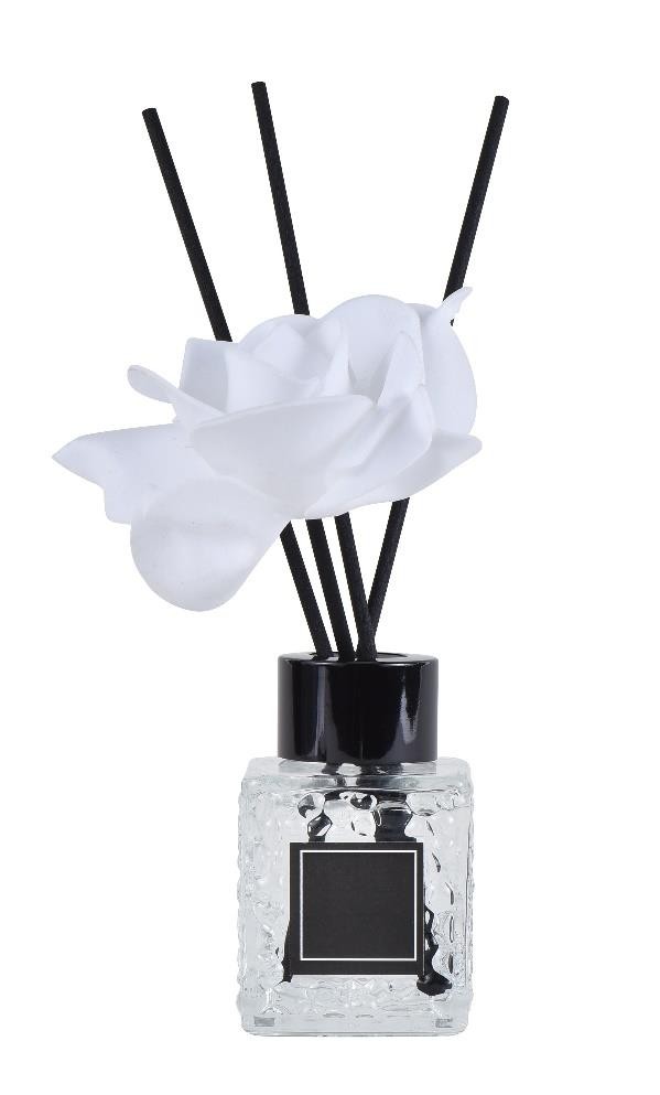 Vase désodorisant avec étiquette noir