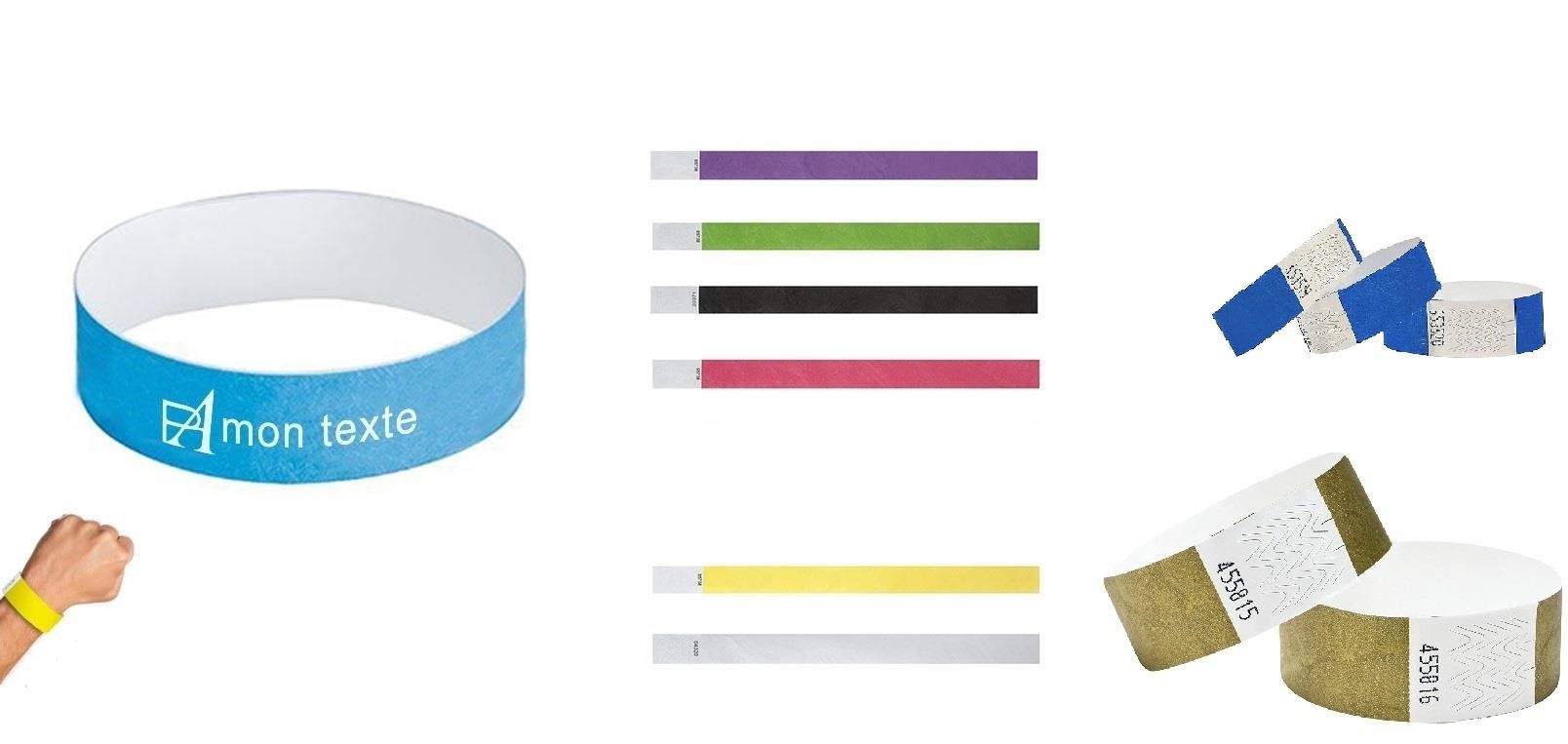 BRACELET ÉVÈNEMENT EN PAPIER TYVECK