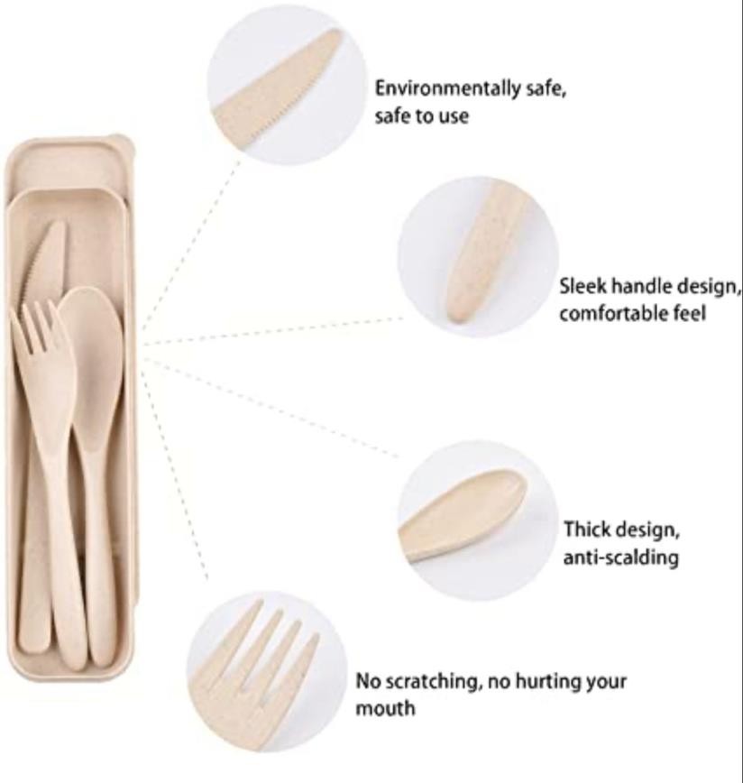 Set de table 3pcs en plastique recyclé