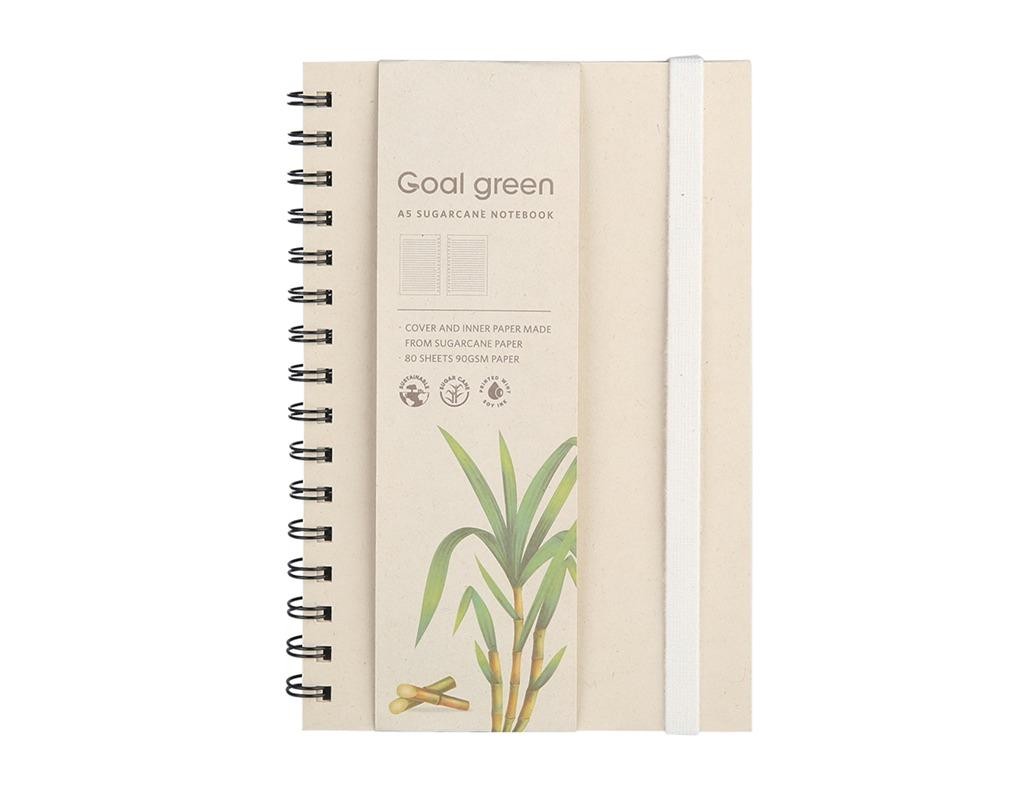 Carnet en bois écologique spirale