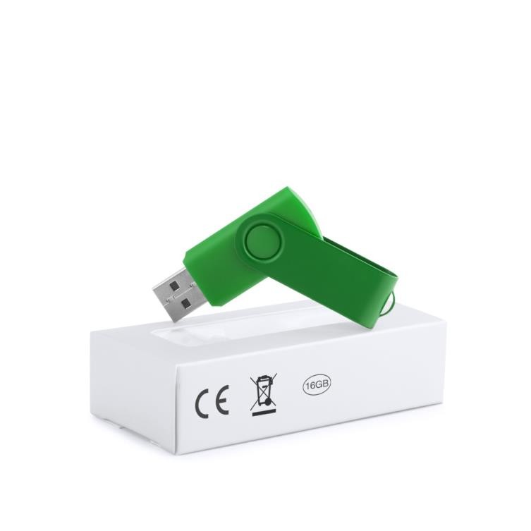 USB TWIST 16GO + EMBALLAGE CARTON