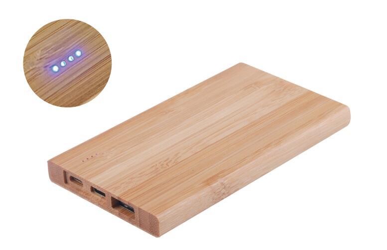 Power bank 4000mah bamboo ECO bois