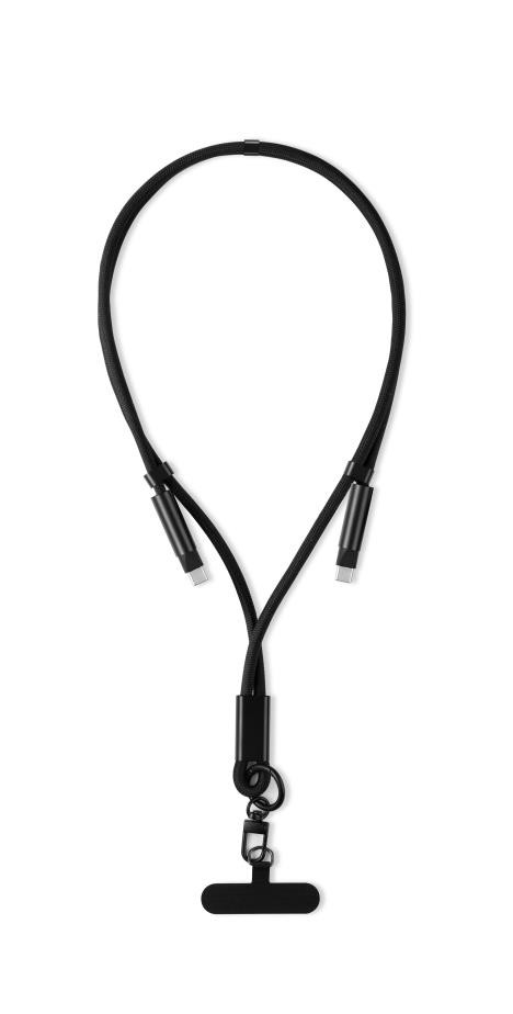 Multicable Ficelle noir pour téléphone