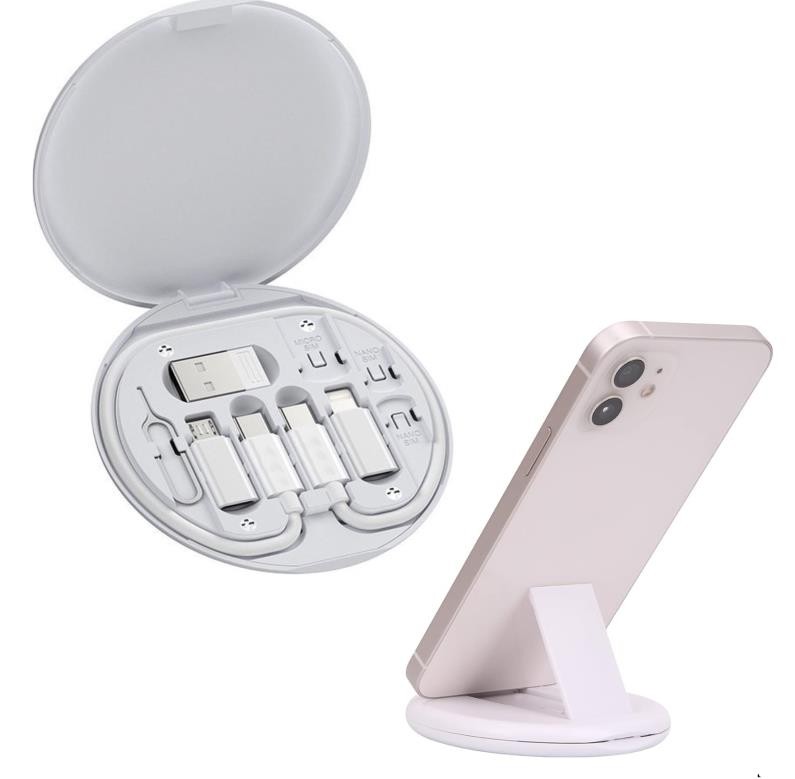 MULTI CÂBLE 5 EN 1 AVEC SUPPORT TÉLÉPHONE