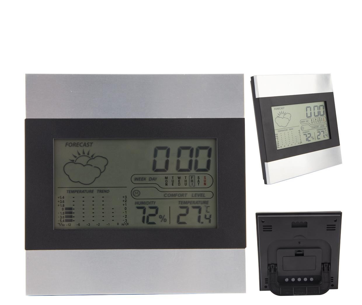 MONTRE DIGITALE +TEMPÉRATURE+ HUMIDITÉ POUR BUREAU