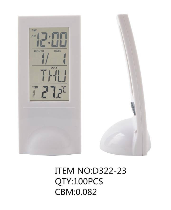 MONTRE DIGITALE DE BUREAU AVEC THERMOMÈTRE