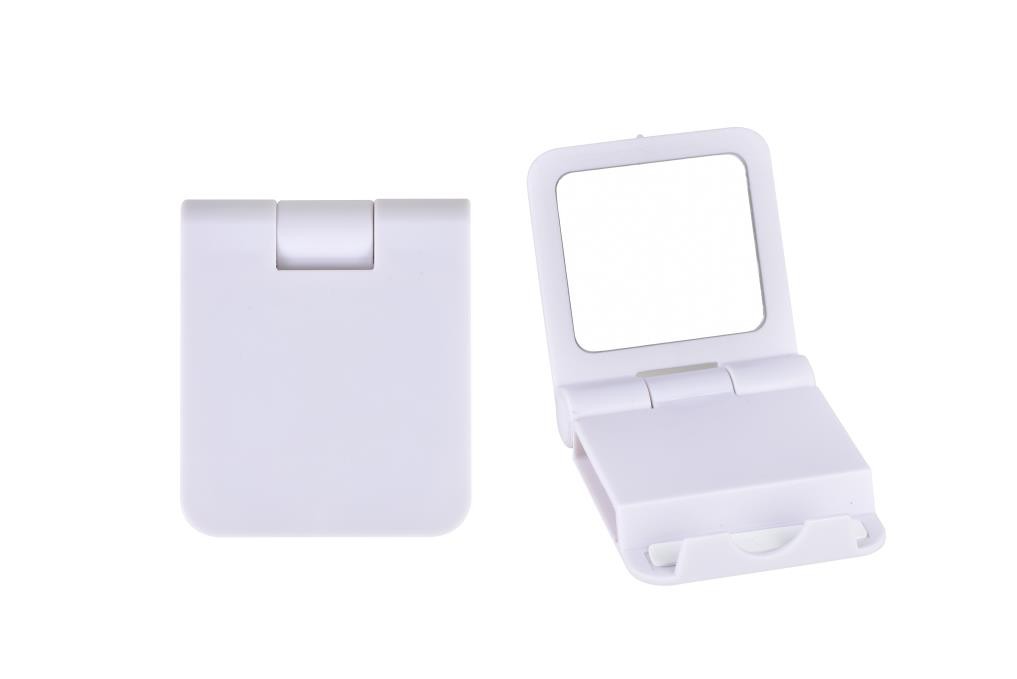 SUPPORT TÉLÉPHONE TOUT BLANC AVEC MIROIR