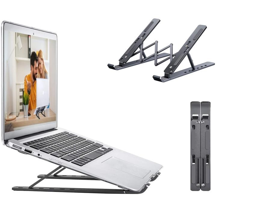 SUPPORT ORDINATEUR PC EN ALUMINIUM PLIABLE