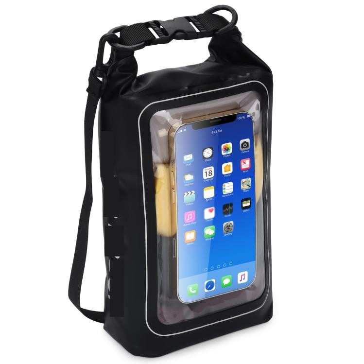 POCHETTE WATER PROOF AVEC BANDOULIÈRE NOIR