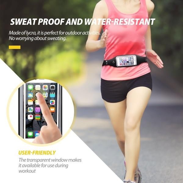 BANANIERE SPORT CEINTURE RUNNING AVEC AFFICHE ÉCRAN GSM