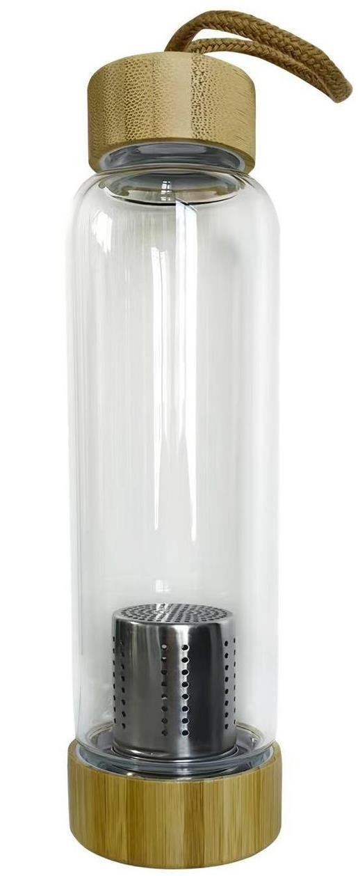 Gourde en verre 500ml avec infusion d'en bas