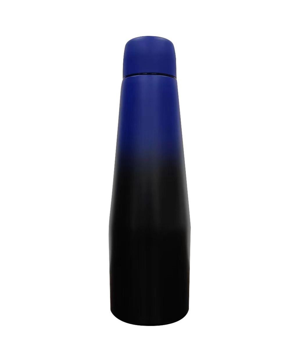 Thermos en inox bleu dégradé noir 500ml
