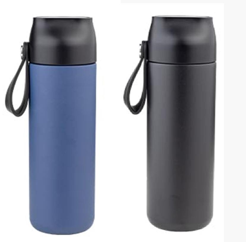 Thermos isotherme thermometre digital avec attache silicone