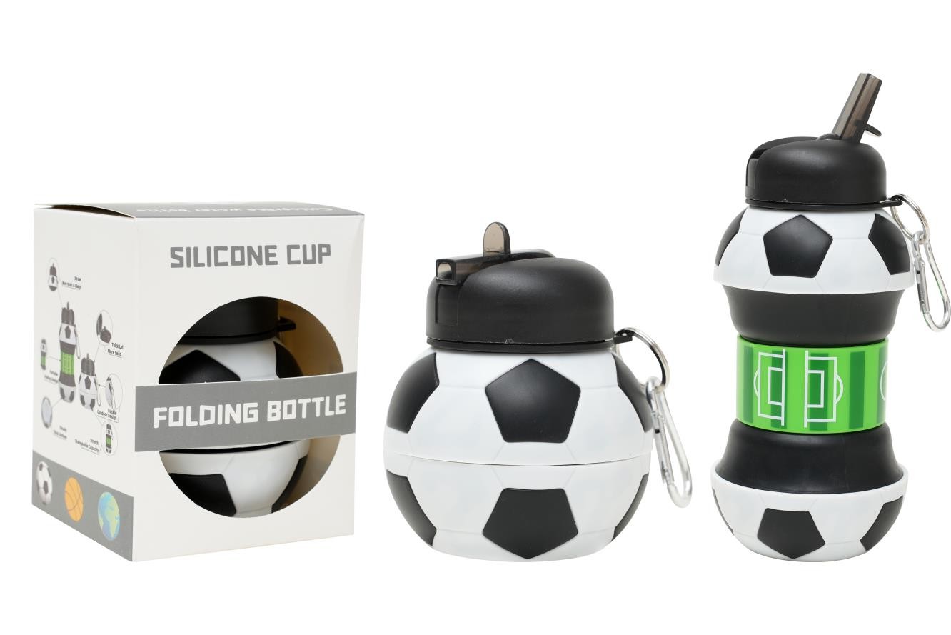 Gourde pliable ballon de Foot 550ml