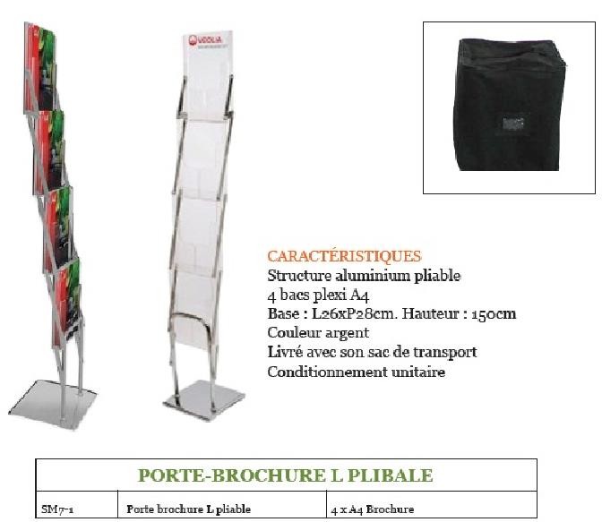PORTE BROCHURE ZIGZAG