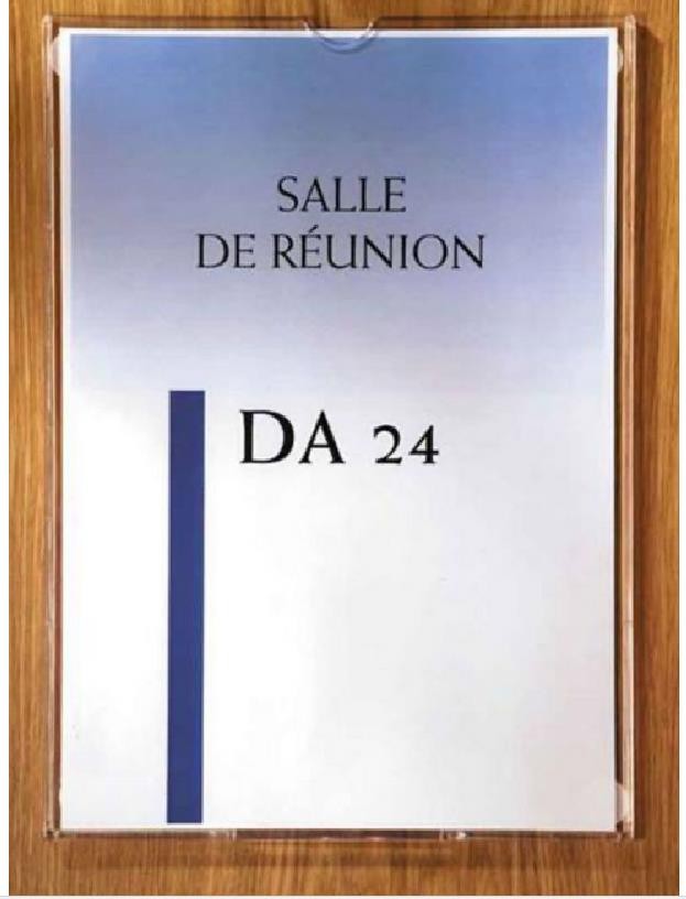 PORTE AFFICHE MURAL Dimensions: A4 210X297MM