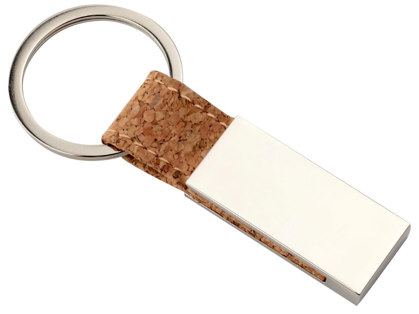 PORTE CLÉS RECTANGULAIRE DOUBLE FACE EN LIÈGE