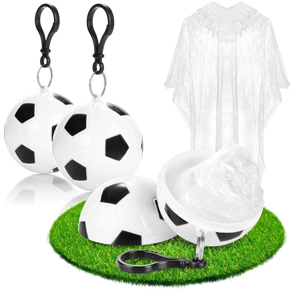 Ponchos porte clé ballon de foot en plastique