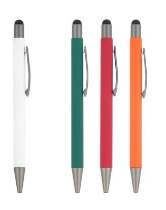 Stylo metal 2 anneaux avec tactile