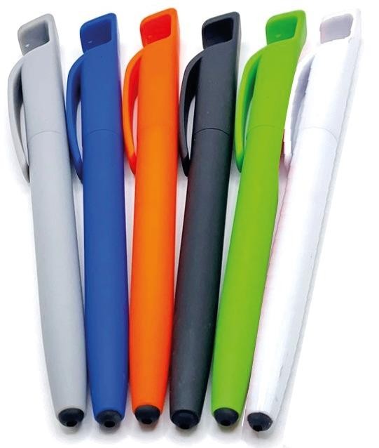 Stylo metal mat soft touch avec pose GSM