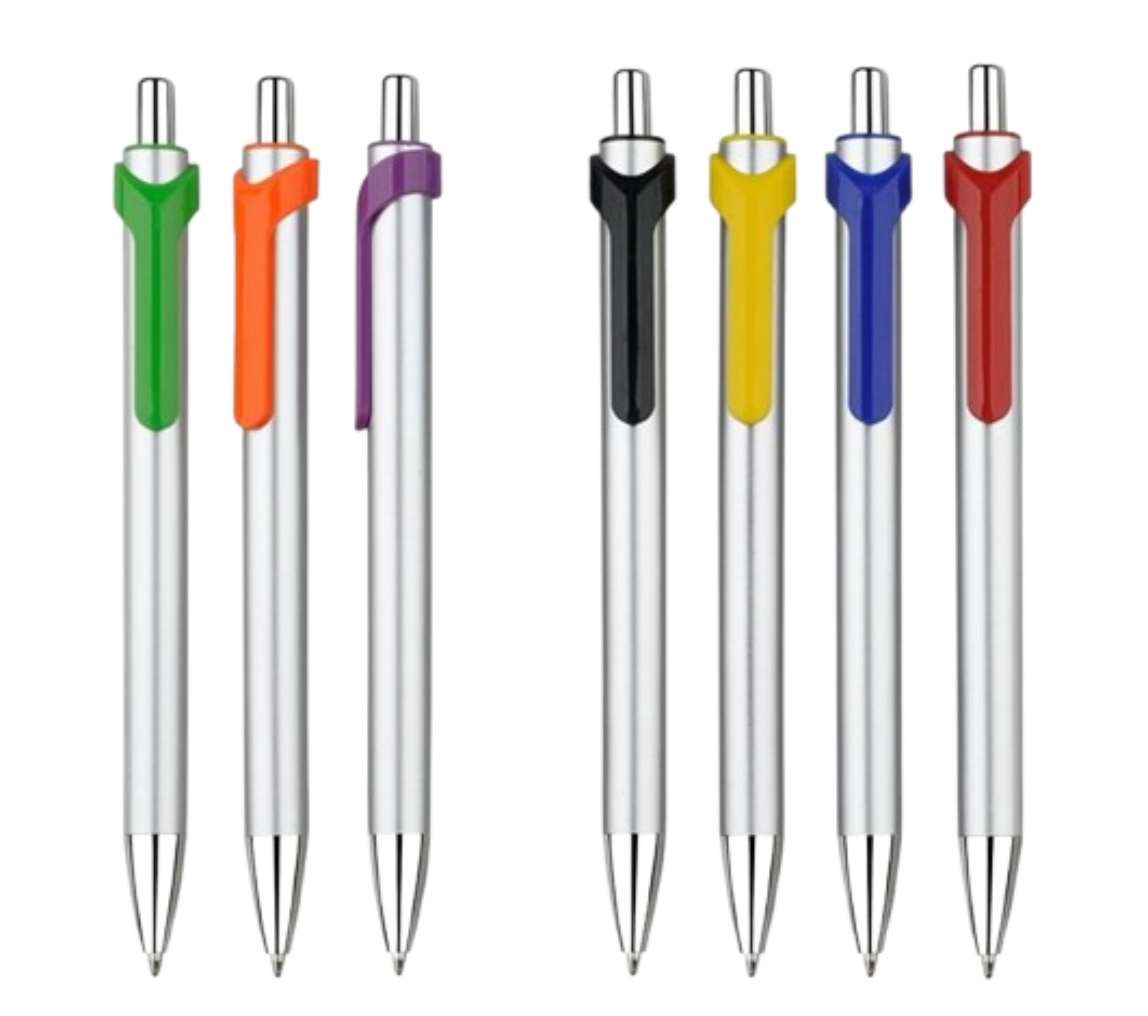 stylo plastique clip