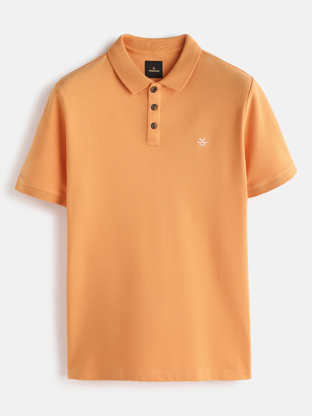 Polo Premium Uni Ajusté - Orange / Saumon