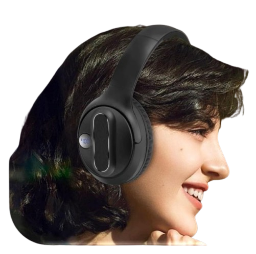 Casque Bluetooth sans fil noir ANC