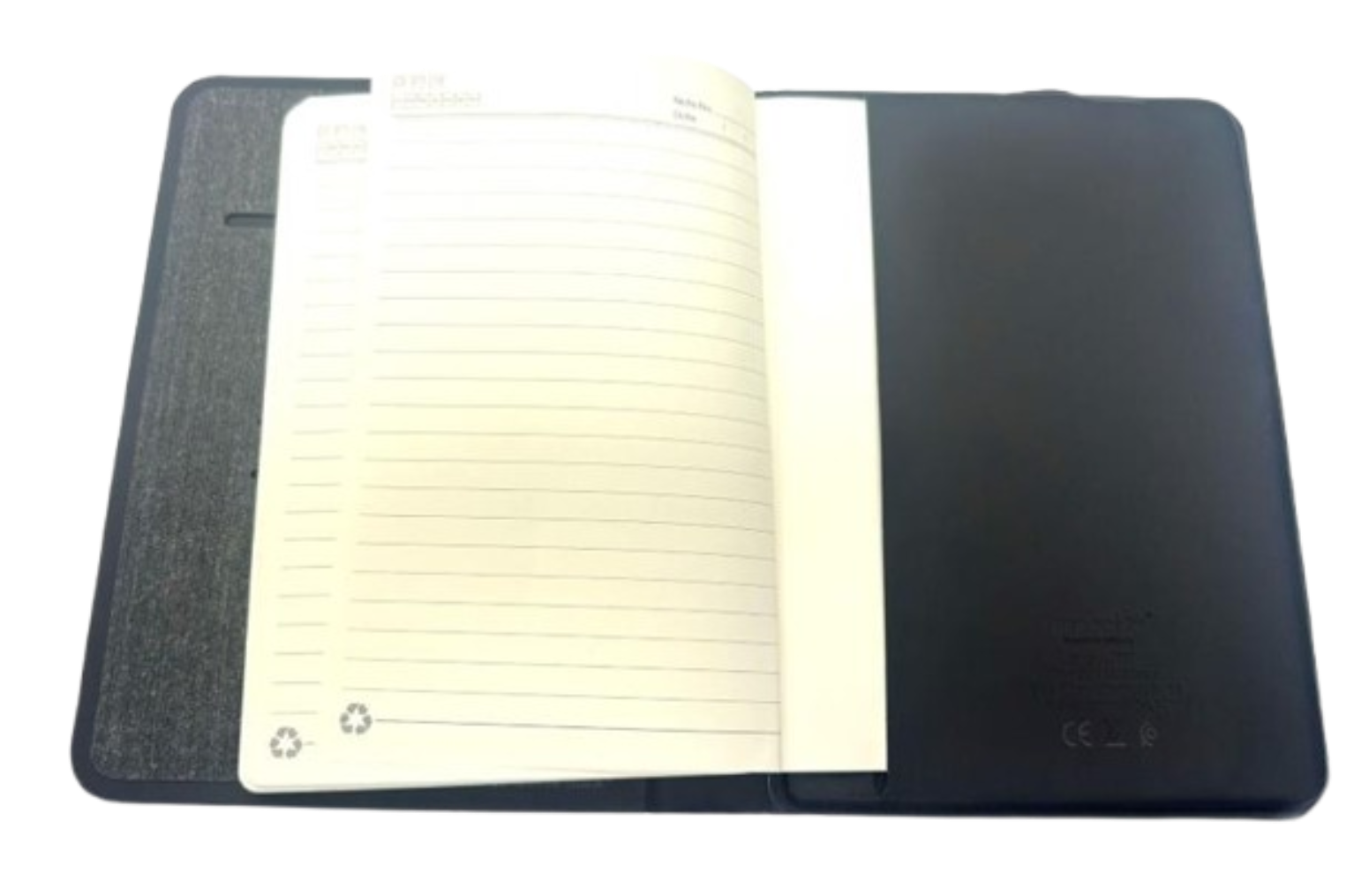 Coffret 3pcs bloc note powerbank 10000mAh wireless avec porte clé USB 32Go et stylo intégré